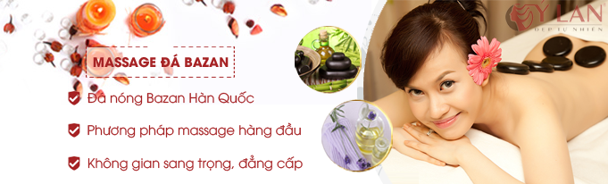 massage đá nóng bazan