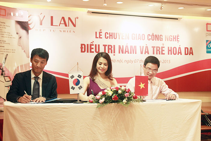 Lễ ký kết chuyển giao công nghệ điều trị nám và trẻ hóa da